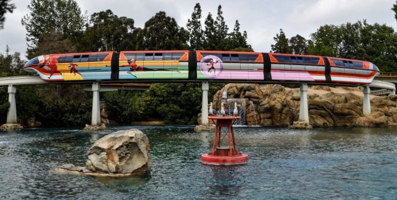 Incredibles Monorail Disneyland