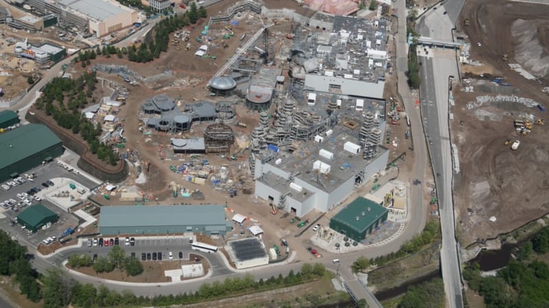 Star Wars Galaxy's Edge Construction Update April 2018