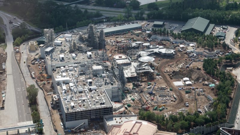 Star Wars galaxy's edge aerial