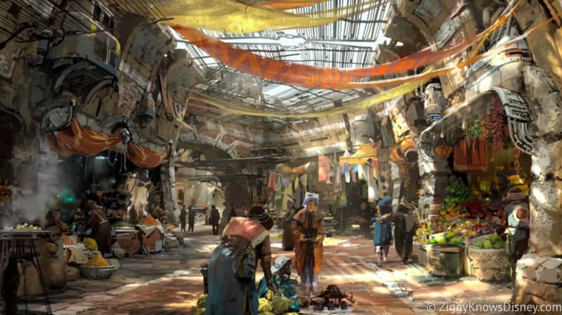 Star Wars Galaxy's Edge Restaurants Layout marketplace