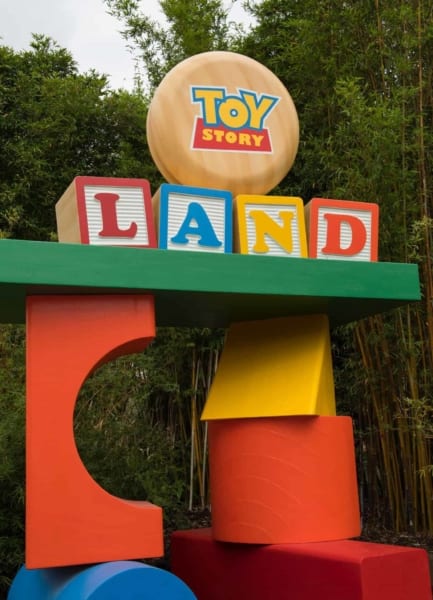 Toy Story Land Entrance Sign