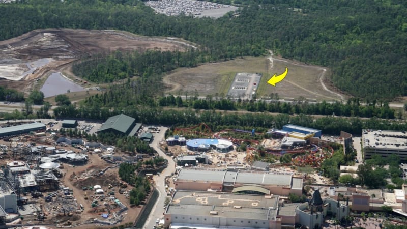 Toy Story Land Construction Update April fireworks launch