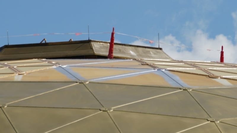 Wonders of Life Pavilion roof maintenance