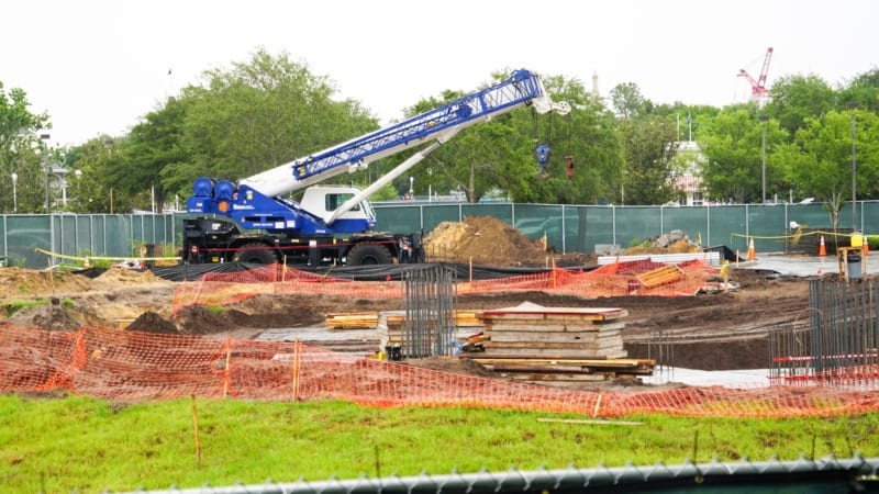 turn station for Disney Skyliner between Riviera Resort and Epcot