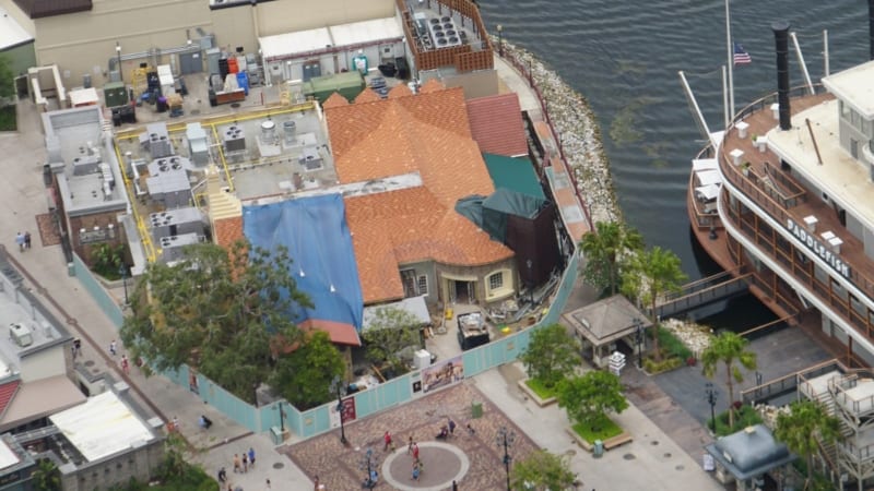 Construction for Pedestrian Bridge Starts in Disney Springs terralina