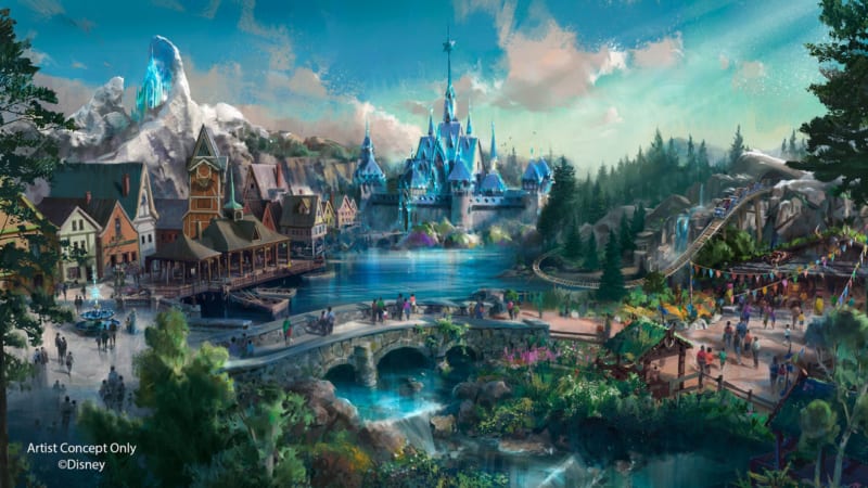 Frozen Roller Coaster Coming to Hong Kong Disneyland