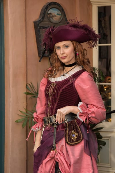 Pirates of the Caribbean 'Redd' Character Coming to Disneyland posing in New Orleans Square