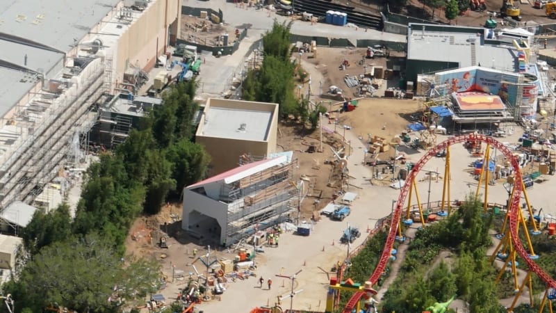 Toy Story Land Construction Update May 2018 Midway Mania queue