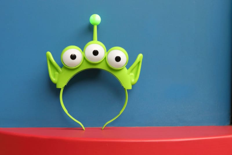 First look Toy Story Land Merchandise alien eyes headband