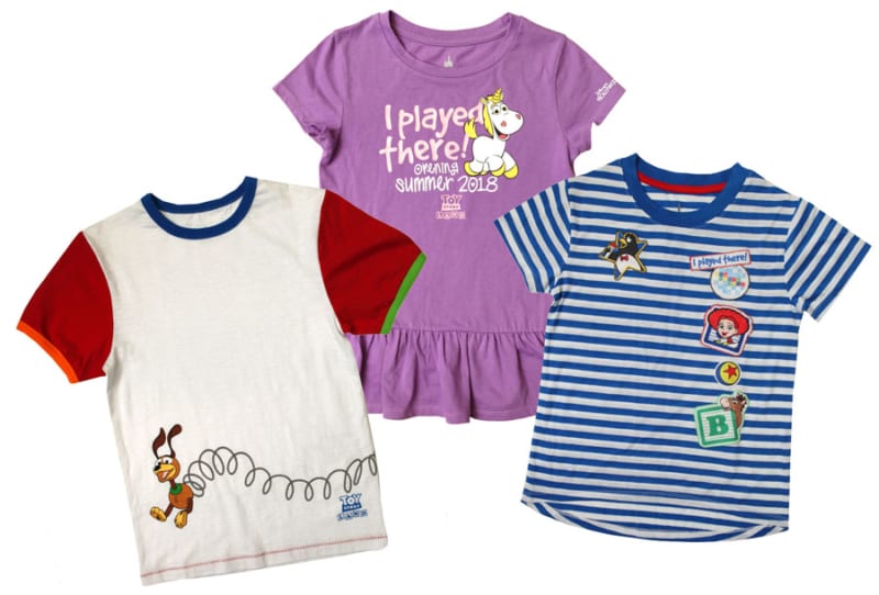 First look Toy Story Land Merchandise kids' t-shirts