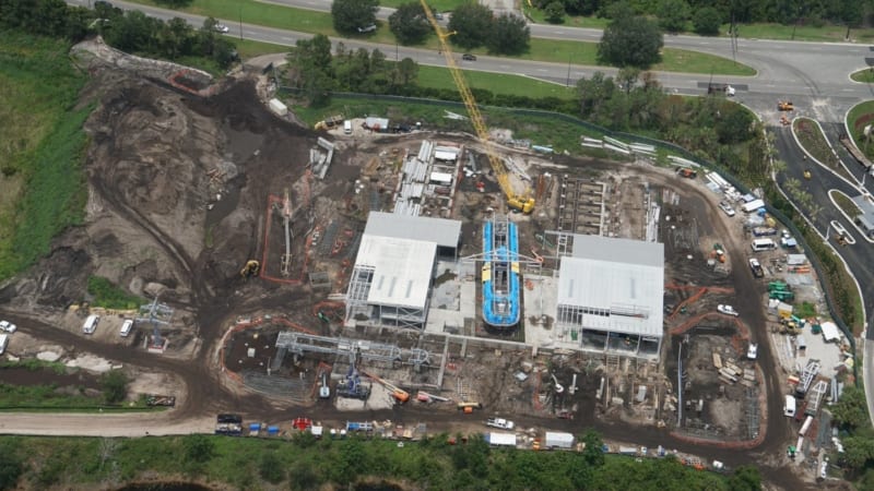 Caribbean Beach Disney Skyliner Station aerial