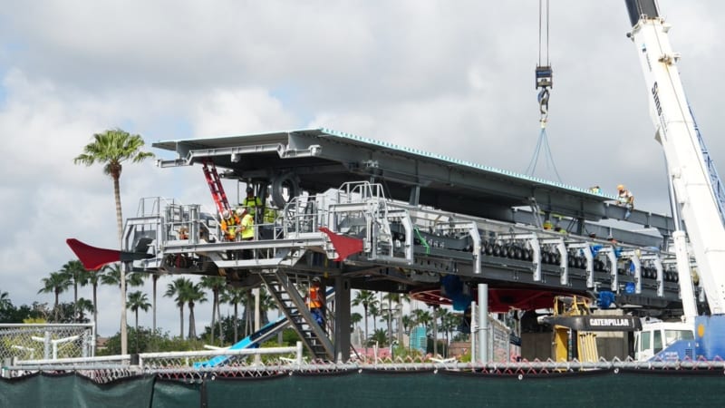 Roof Added to Disney Skyliner Station in Hollywood Studios