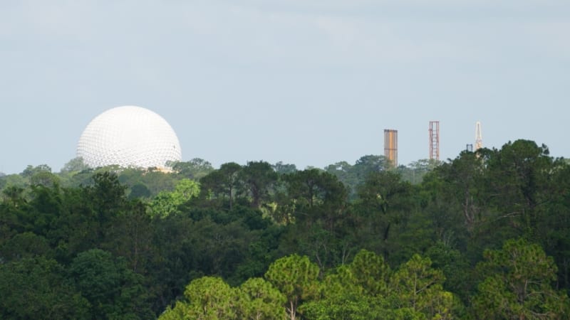 Guardians of the Galaxy Coaster compared with Spaceship Earth