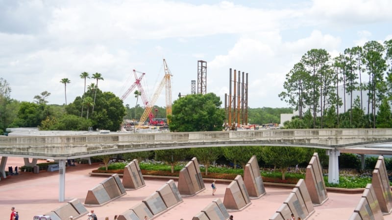 Guardians of the Galaxy Coaster from monorail