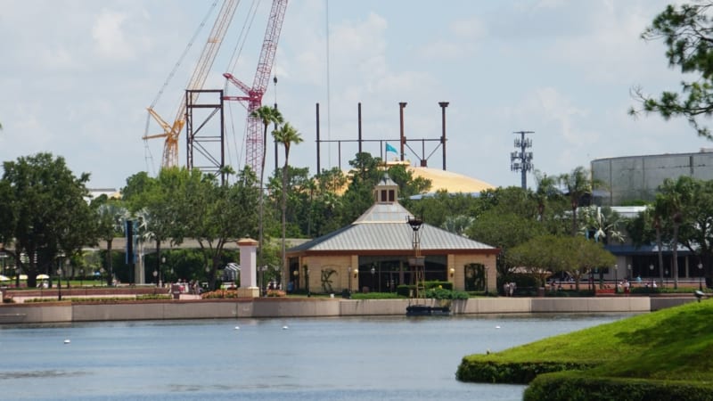 Guardians of the Galaxy Coaster behind wonders of life