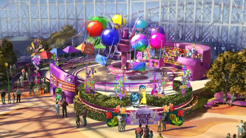 Inside Out Emotional Whirlwind! Coming Pixar Pier