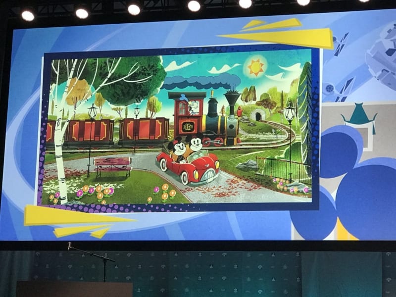 New Mickey and Minnie's Runaway Railway Concept Art