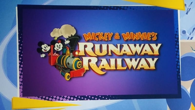 New Mickey and Minnie's Runaway Railway Concept Art