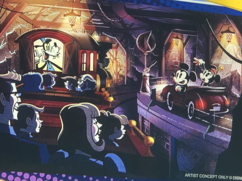 New Mickey and Minnie's Runaway Railway Concept Art