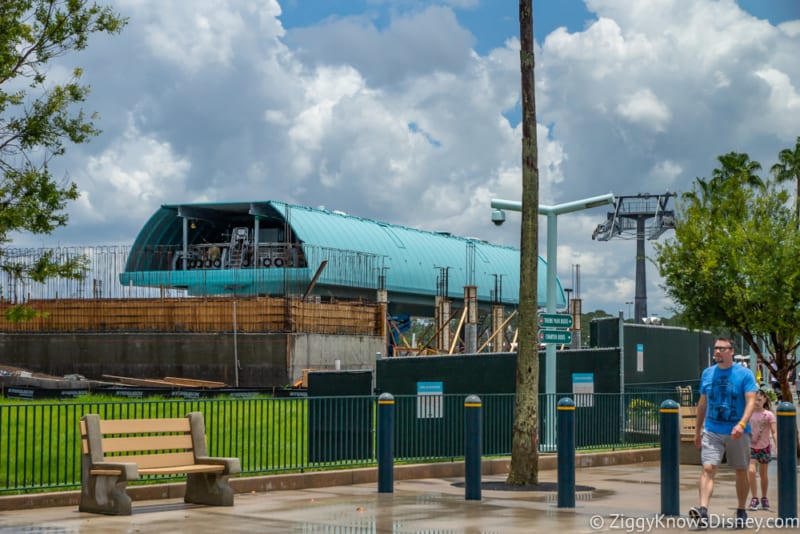 photo report Disney's Hollywood Studios June 2018, Disney Skyliner station 2