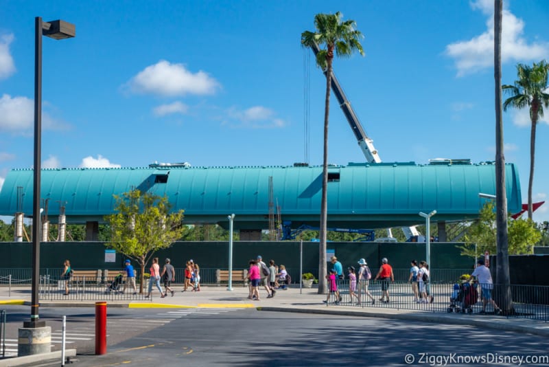 photo report Disney's Hollywood Studios June 2018, Disney Skyliner station