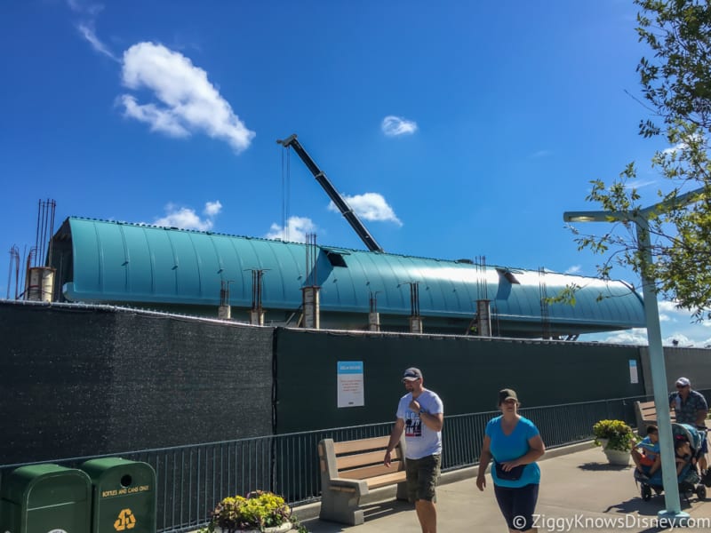 photo report Disney's Hollywood Studios June 2018, Disney Skyliner station