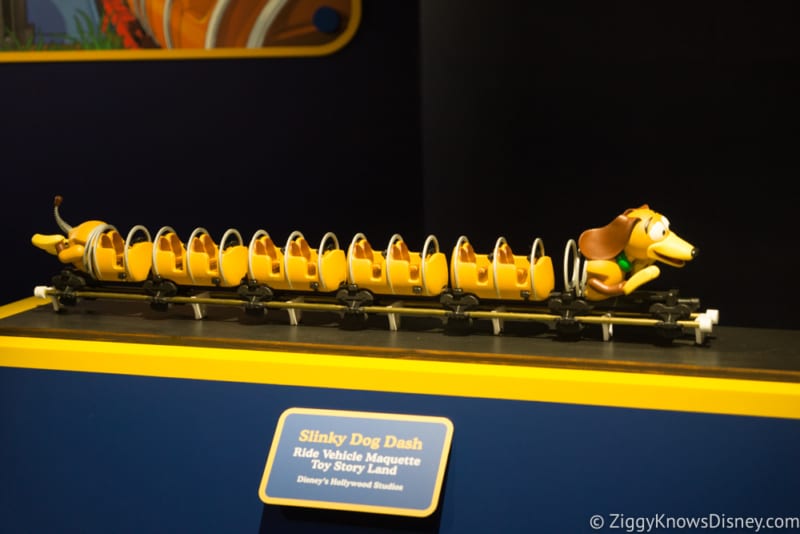slinky dog dash coaster train model