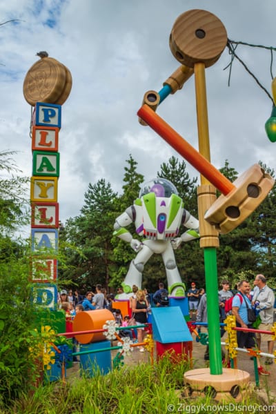 Sneak Peak at Toy Story Land Theming Disneyland Paris entrance