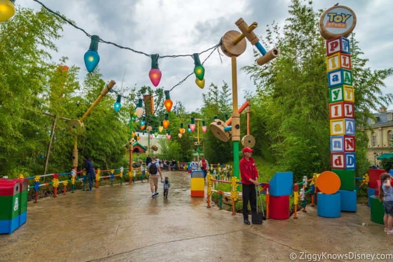 Sneak Peak at Toy Story Land Theming Disneyland Paris pathway