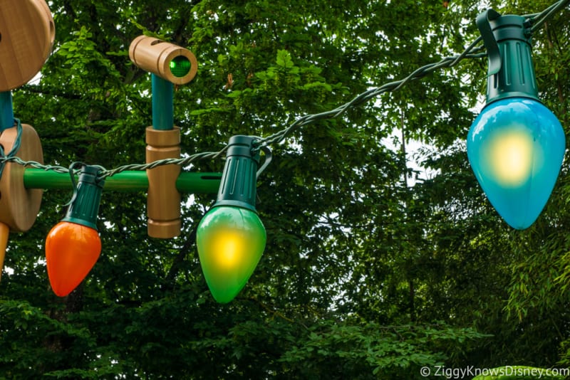 Sneak Peak at Toy Story Land Theming Disneyland Paris lights