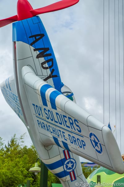 Sneak Peak at Toy Story Land Theming Disneyland Paris Andy's plane