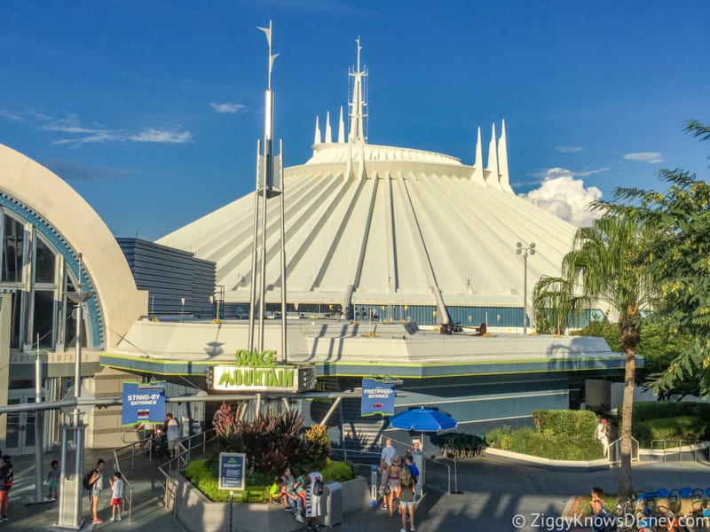 Walt Disney World Rider Switch Pass Going Digital including attractions like Space Mountain