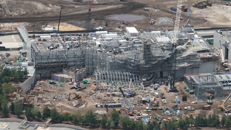 Star Wars Galaxy's Edge Construction Update June 2018 battle escape