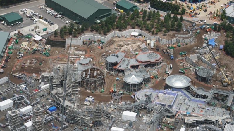 Star Wars Galaxy's Edge Construction Update June 2018 black spire outpost