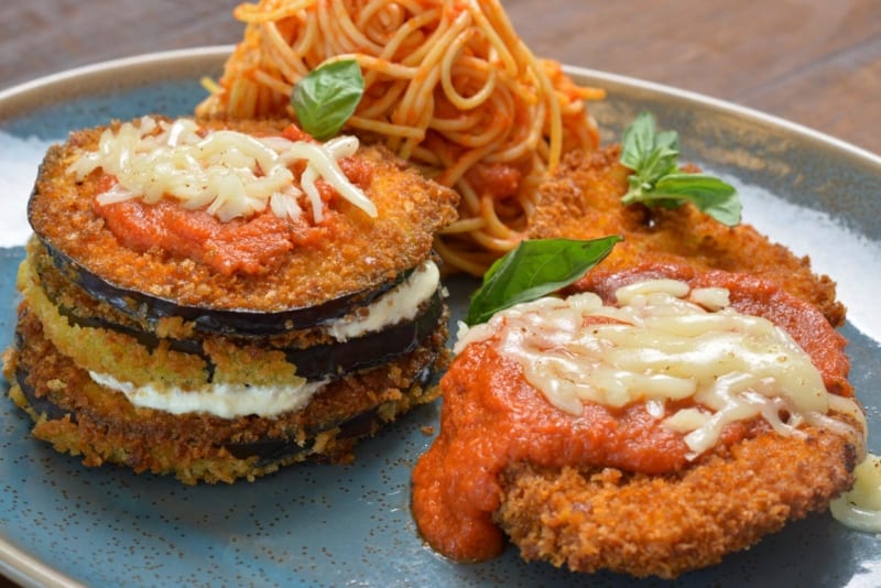  Terralina Crafted Italian Opening June 28th eggplant parmesan stack