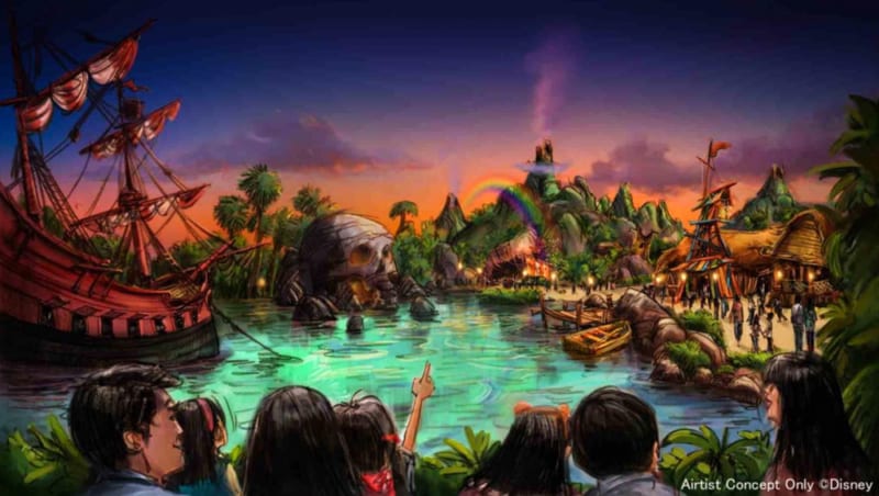 3 New Lands Announced for Tokyo DisneySea Expansion Project Peter Pan land