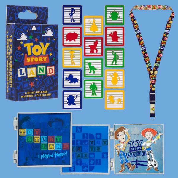 More Toy Story Land Merchandise Ahead of the Opening June 30th mystery pins