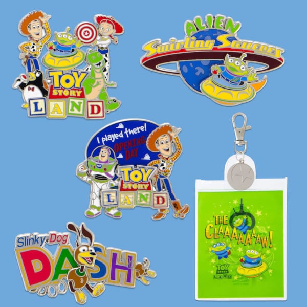 More Toy Story Land Merchandise Ahead of the Opening June 30th pins