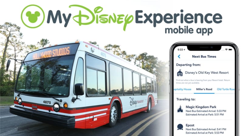 Walt Disney World Bus Arrival Times Now Available on My Disney Experience App