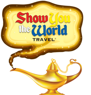 Show you the world travel logo