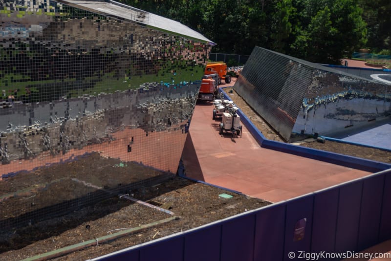 tiles stripped from universe of energy pavilion epcot