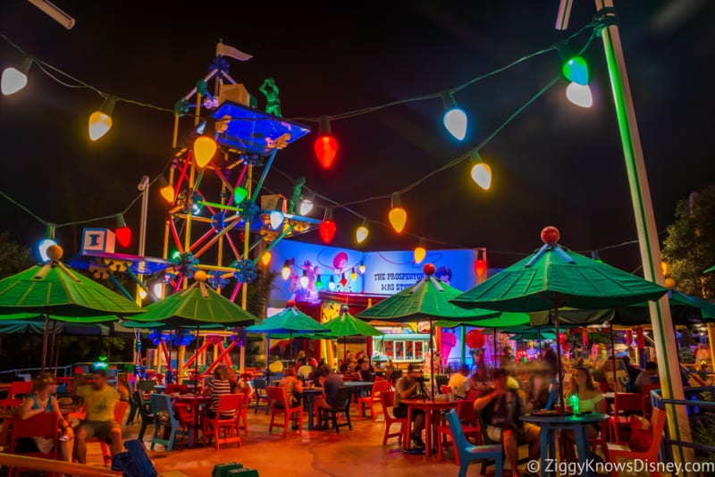 Toy Story Land at Night