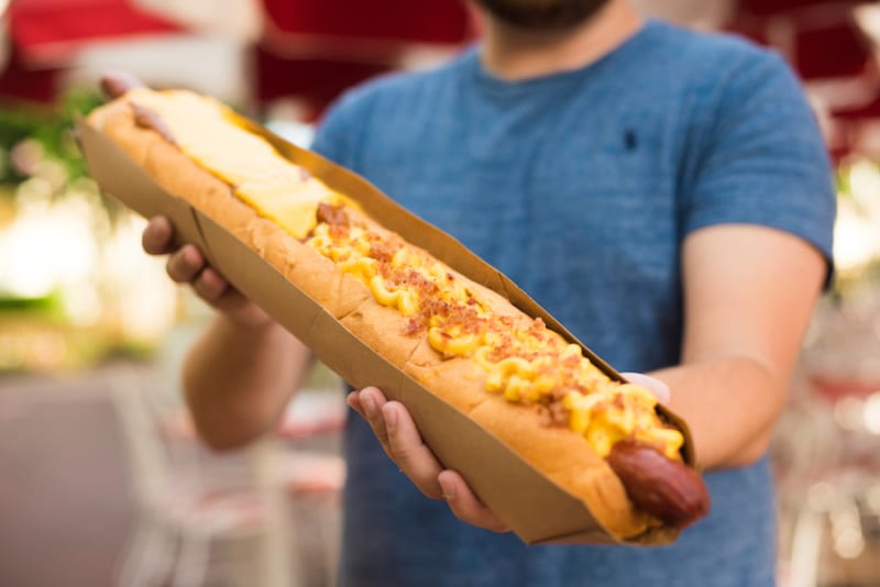 Two Foot Long Hot Dog Casey's Corner