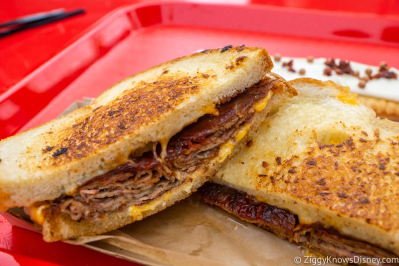 Woody's Lunch Box Review Toy Story Land bbq brisket melt