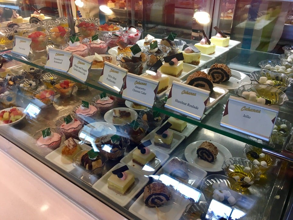 Dessert Cruise Ship Buffet