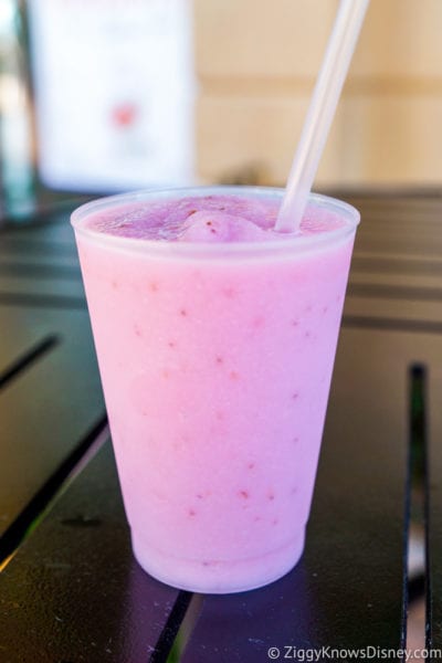 Almond Orchard Review 2017 Epcot Food and Wine Festival Strawberry Smoothie