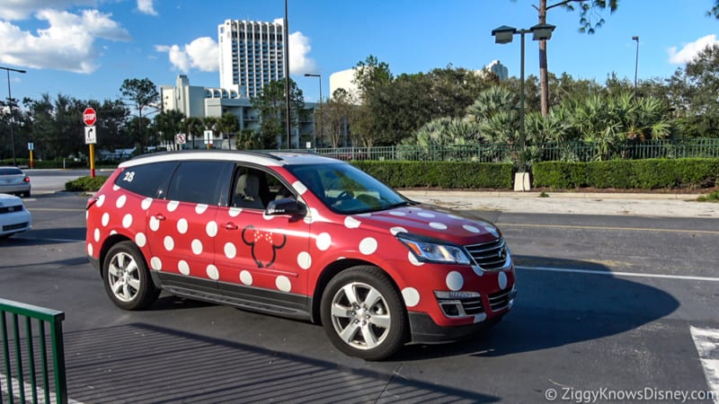 Minnie Vans Available to Orlando International Airport from All Walt Disney World Hotels