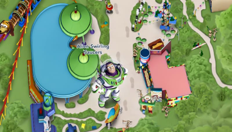 Toy Story Land Digital Park Map Now Available on My Disney Experience
