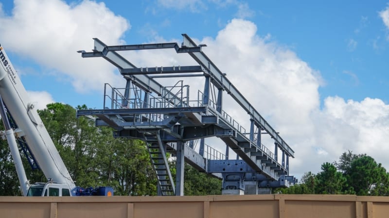 Disney Skyliner Construction Update August 2018 Epcot Station