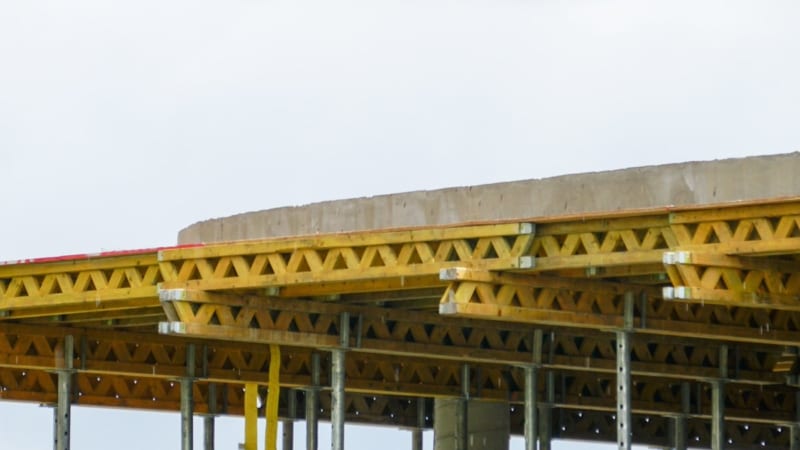 Disney Skyliner Construction Update August 2018 Hollywood studios station queue roof